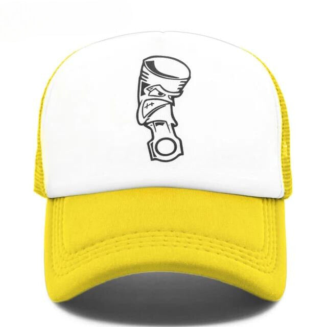 Angry Piston Trucker Hat - Fushia