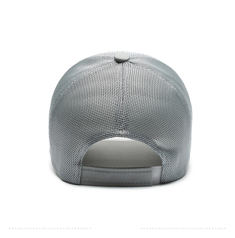7 Panel Long Visor Mesh Baseball Cap – Back