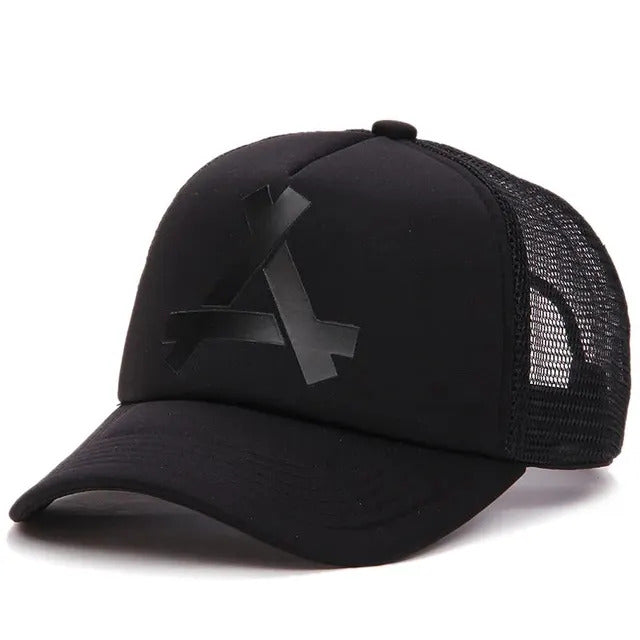 Alpha Trucker Hat - Black