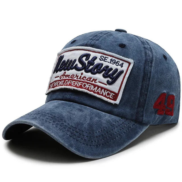 American Pride Vintage Baseball Cap – Navy