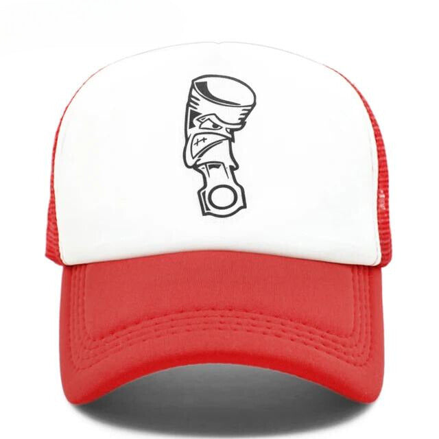 Angry Piston Trucker Hat - Red