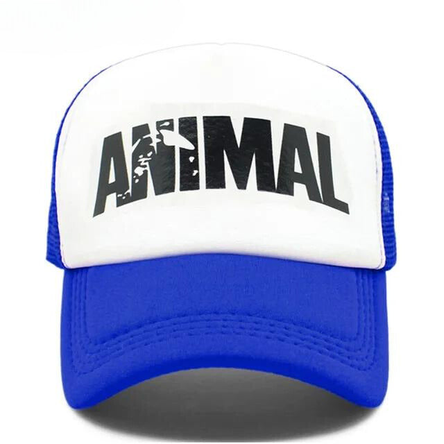 Animal' Mesh Trucker Hat - Blue