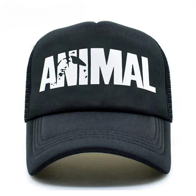Animal' Mesh Trucker Hat - Full Black