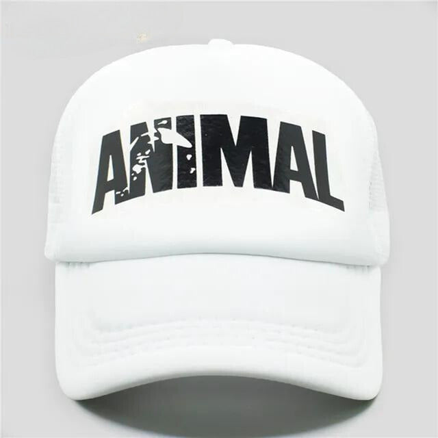 Animal' Mesh Trucker Hat - Full White