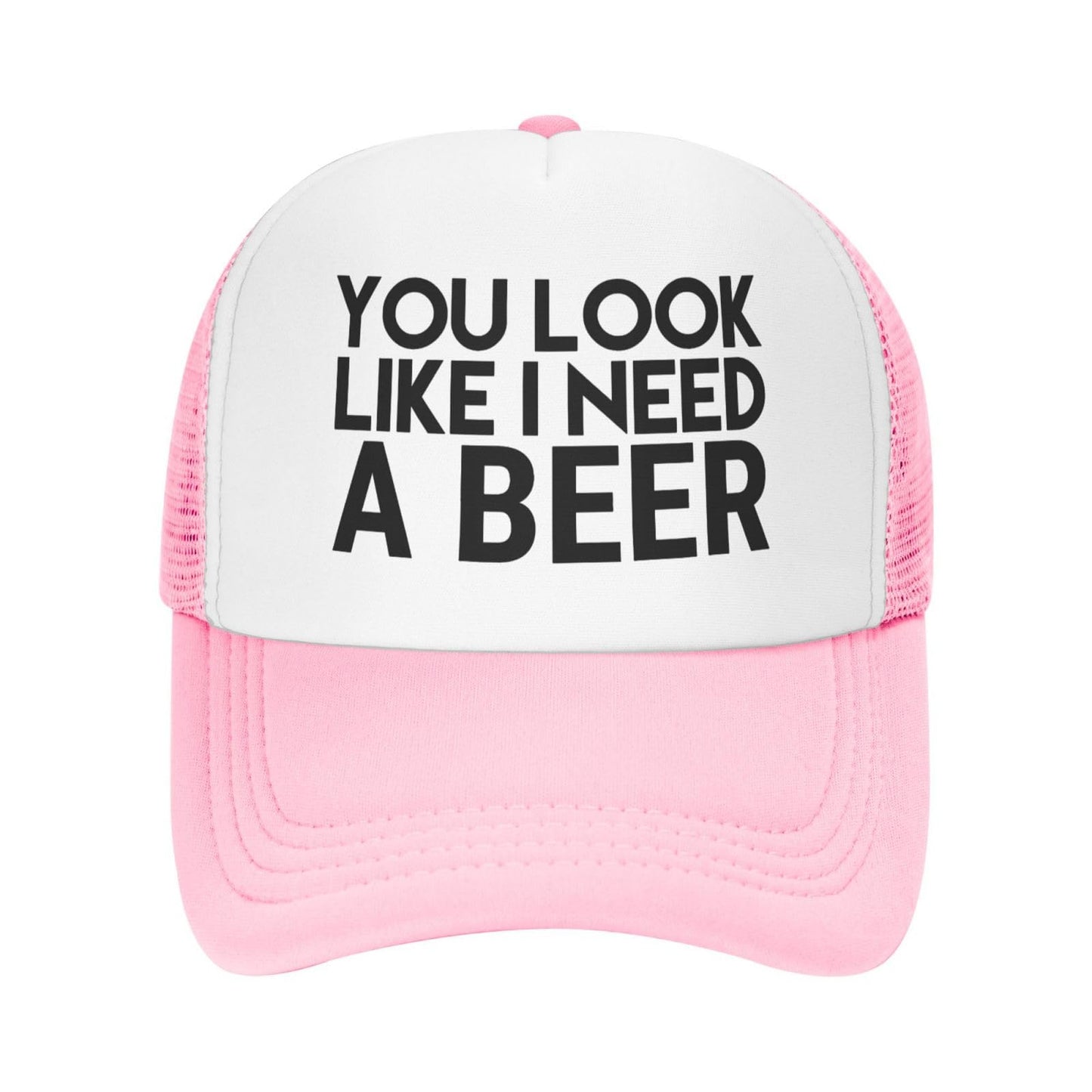 Beer Breaker Trucker Hat - Pink