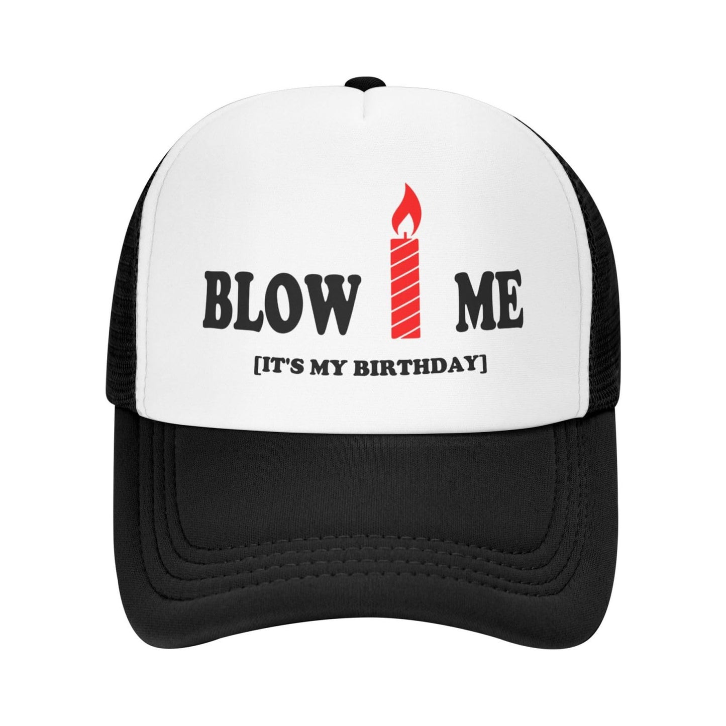 Birthday Bash Trucker Hat - Black & White