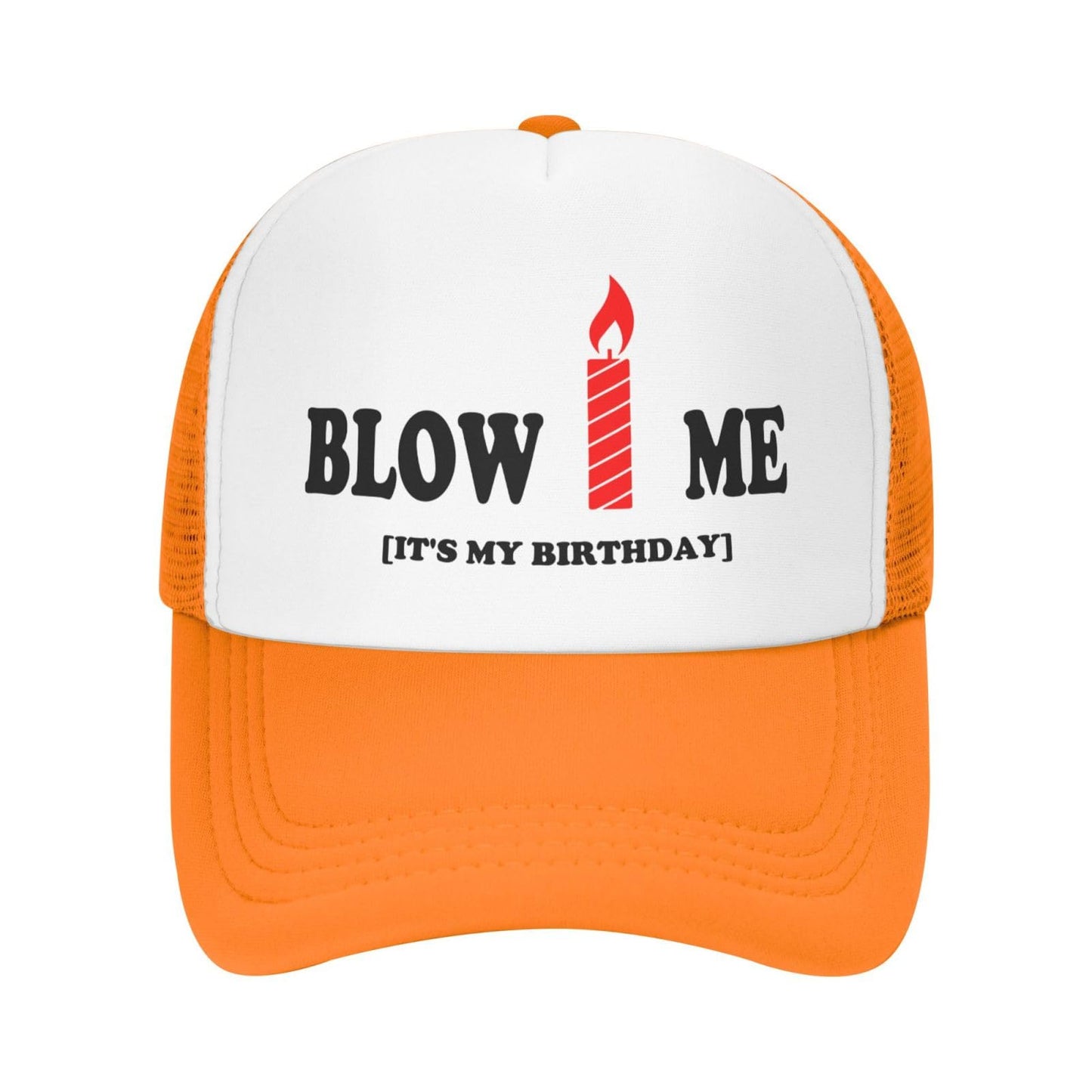 Birthday Bash Trucker Hat - Orange