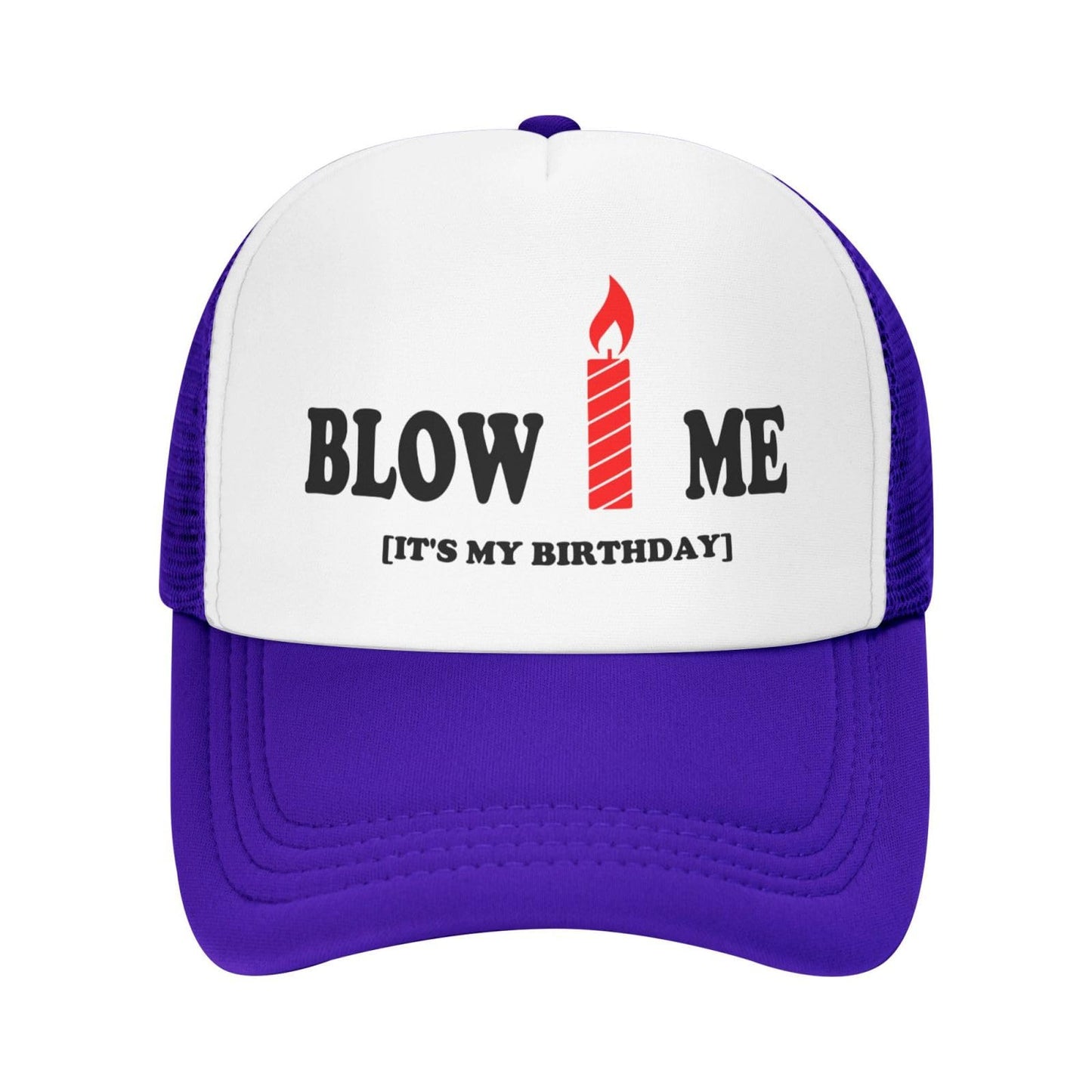 Birthday Bash Trucker Hat - Purple