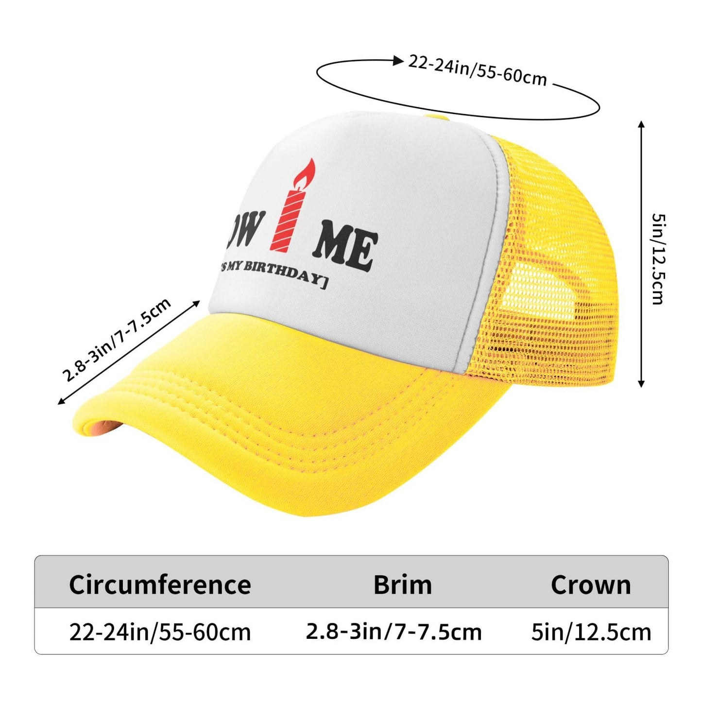 Birthday Bash Trucker Hat - Size