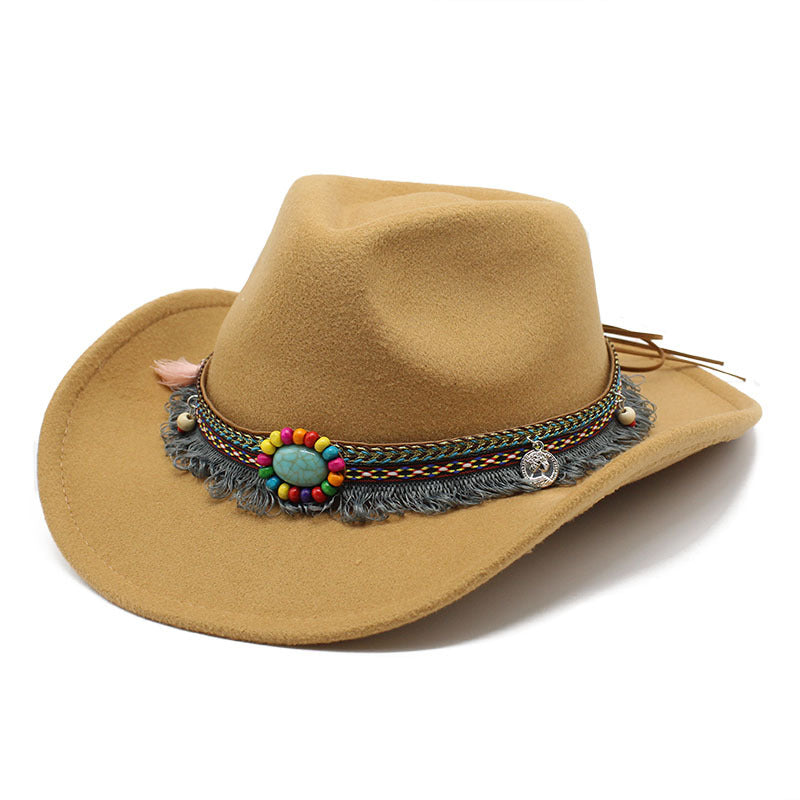 Chic Women's Cowboy Hat - Camel