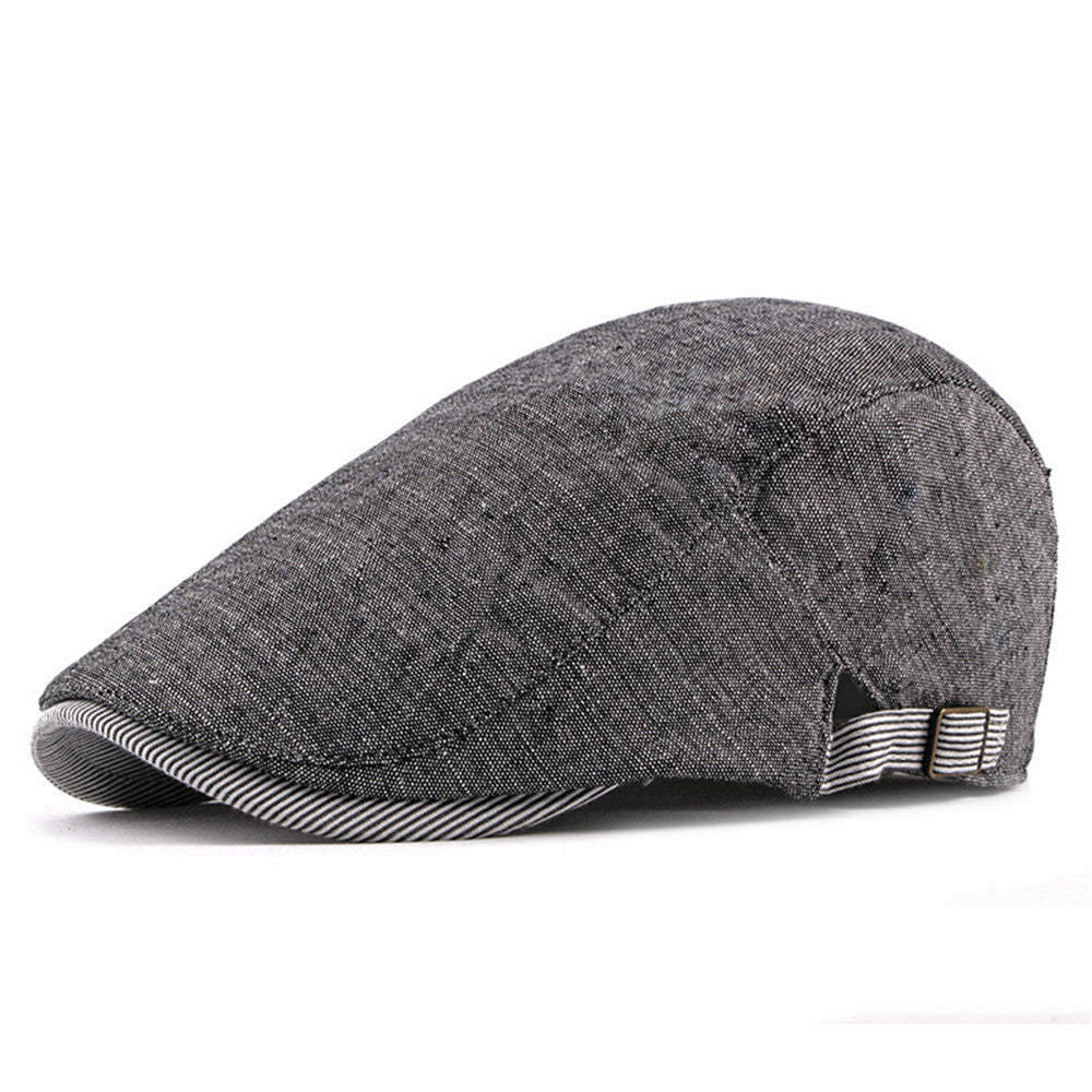 Classic Ivy Vibe Flat Caps - Black