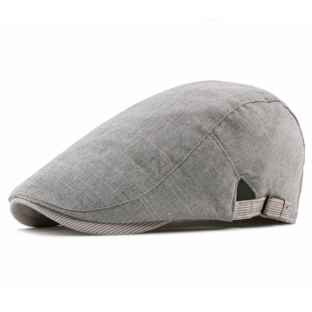 Classic Ivy Vibe Flat Caps - Gray