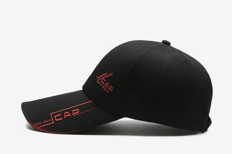 Classic Long Brim Baseball Cap – Side