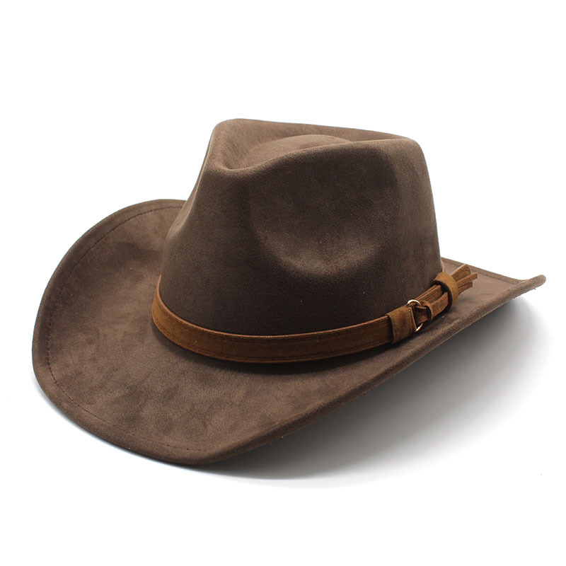 Classic Suede Cowboy Hat - Brown