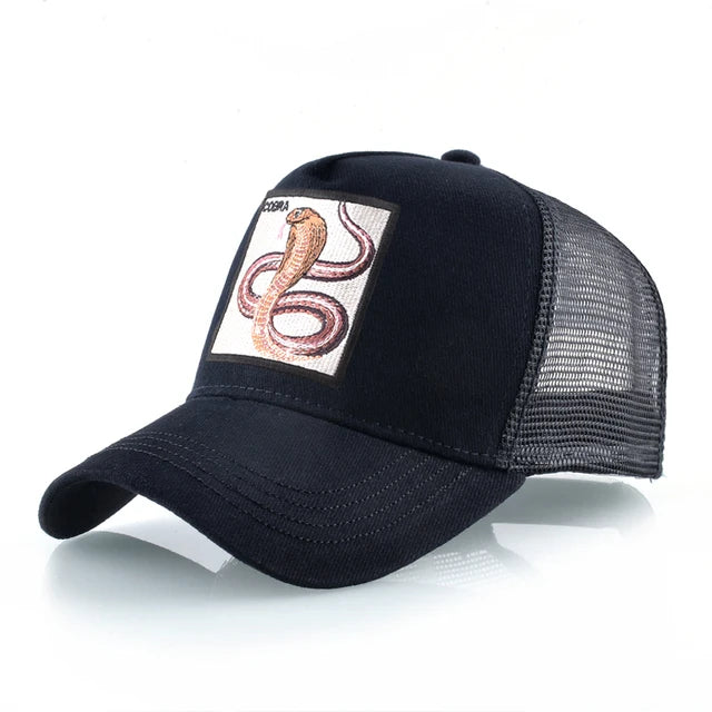 Cobra Patch Trucker Hat - Black