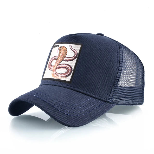 Cobra Patch Trucker Hat - Blue