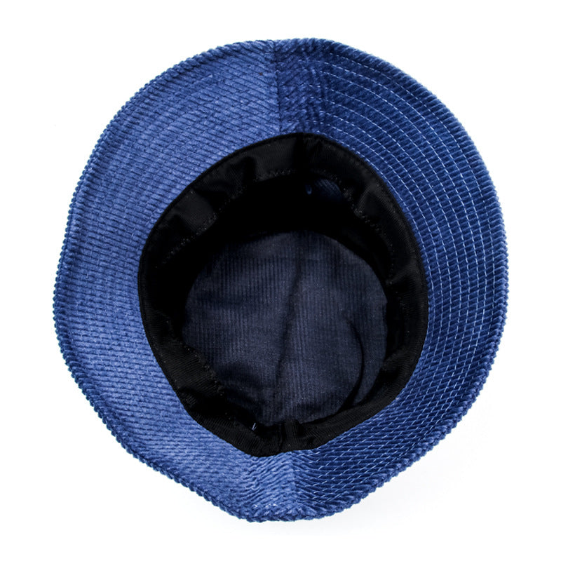 Cozy Collapsible Corduroy Bucket Hat iner view