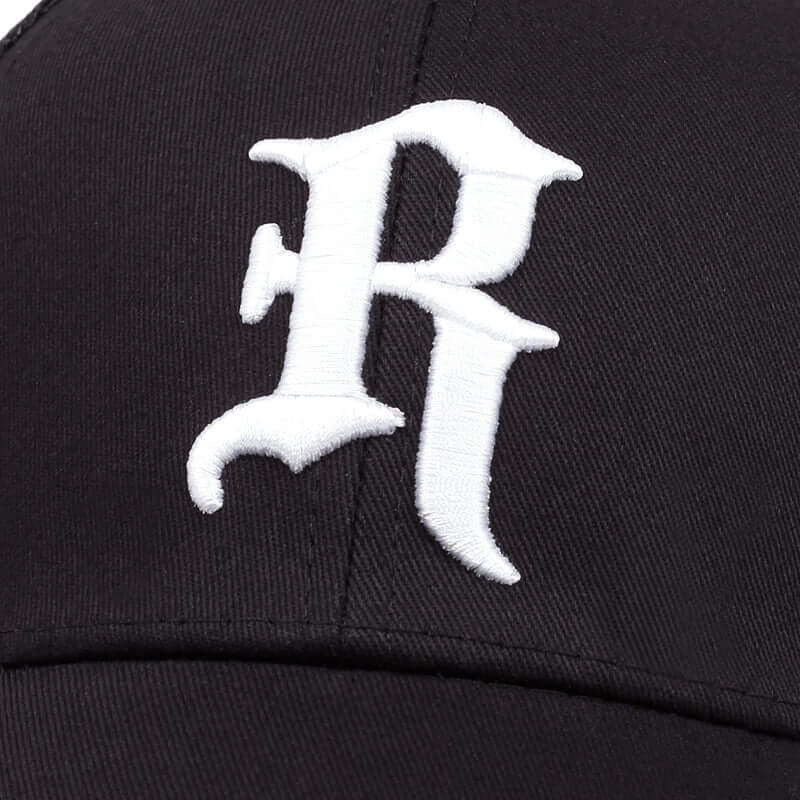 Embroidered Letter R Trucker Hat -Zoom