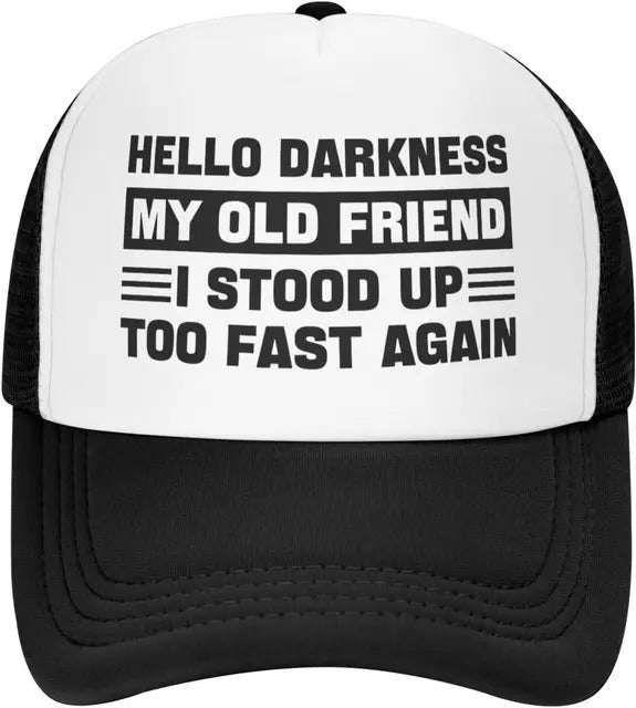 Faint Humor Foam Trucker Hat - Black