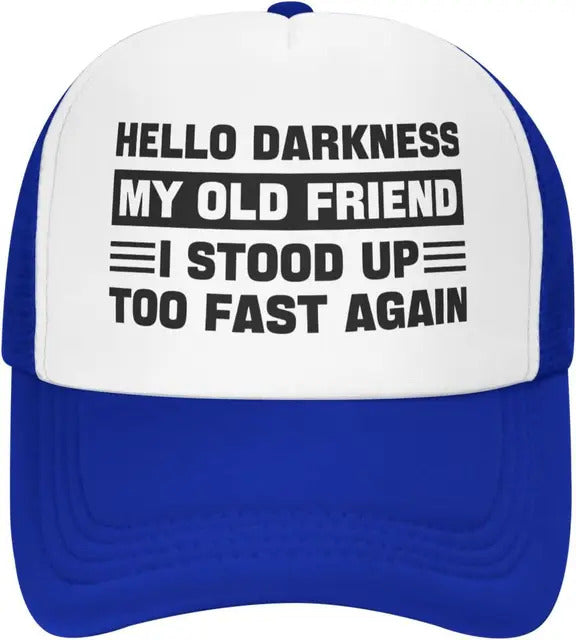 Faint Humor Foam Trucker Hat - Blue