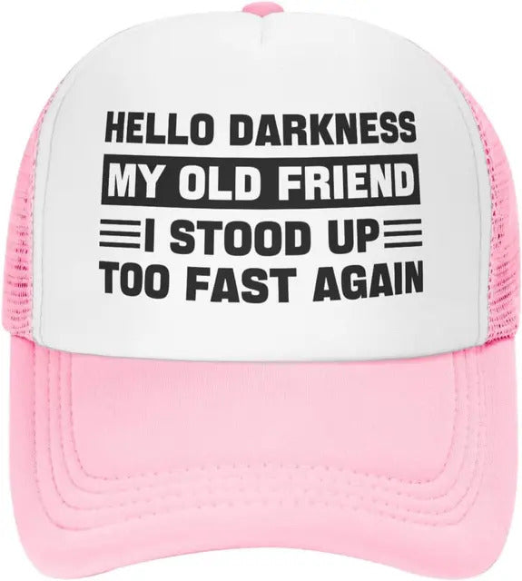 Faint Humor Foam Trucker Hat - Pink