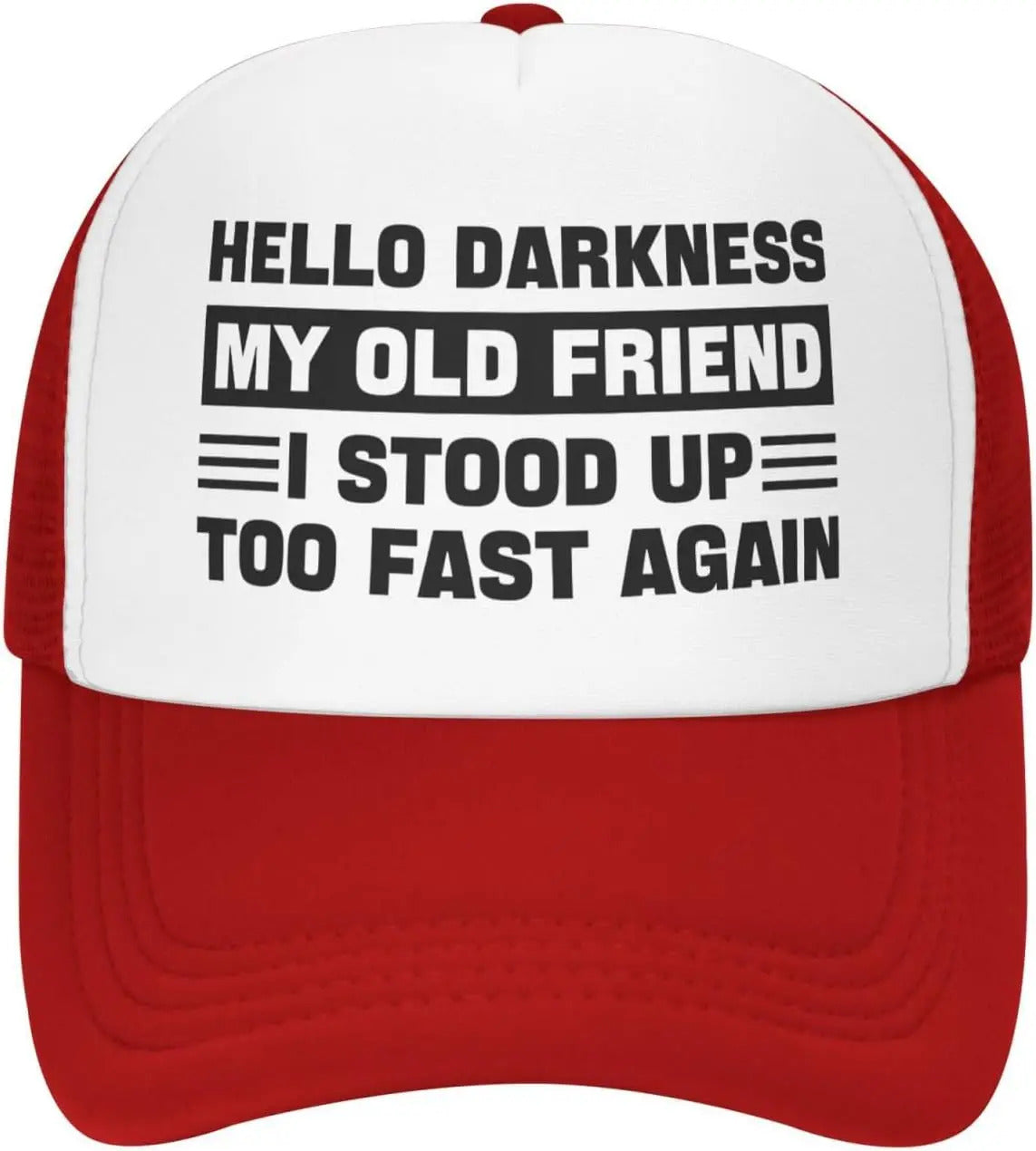 Faint Humor Foam Trucker Hat - Red