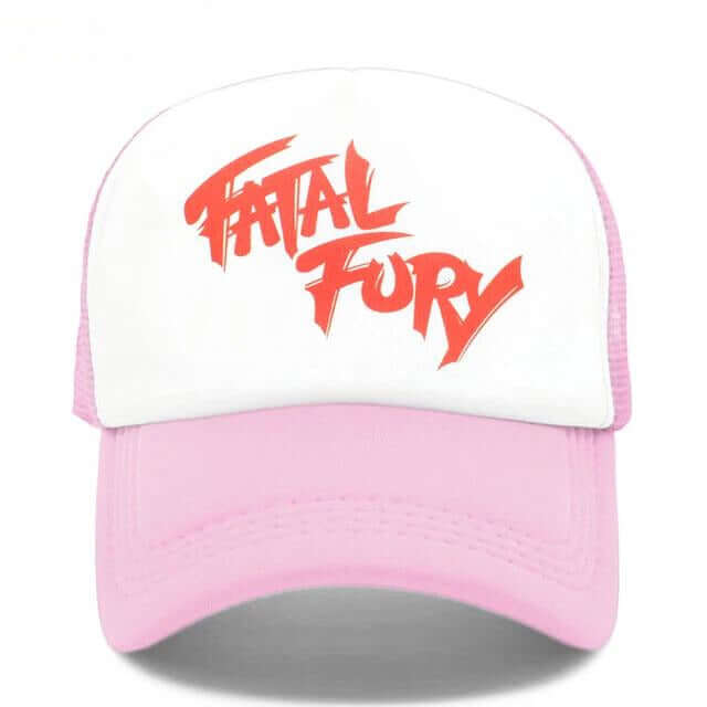 Fatal Fury Trucker Hat - pink
