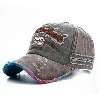 Retro Denim 1969 Baseball Cap - Fushia