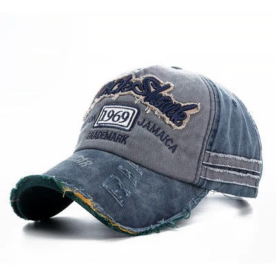 Retro Denim 1969 Baseball Cap - Fushia