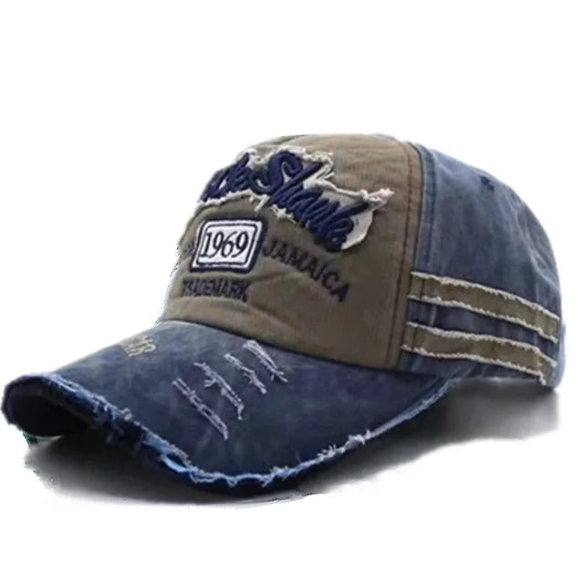 Retro Denim 1969 Baseball Cap - Fushia