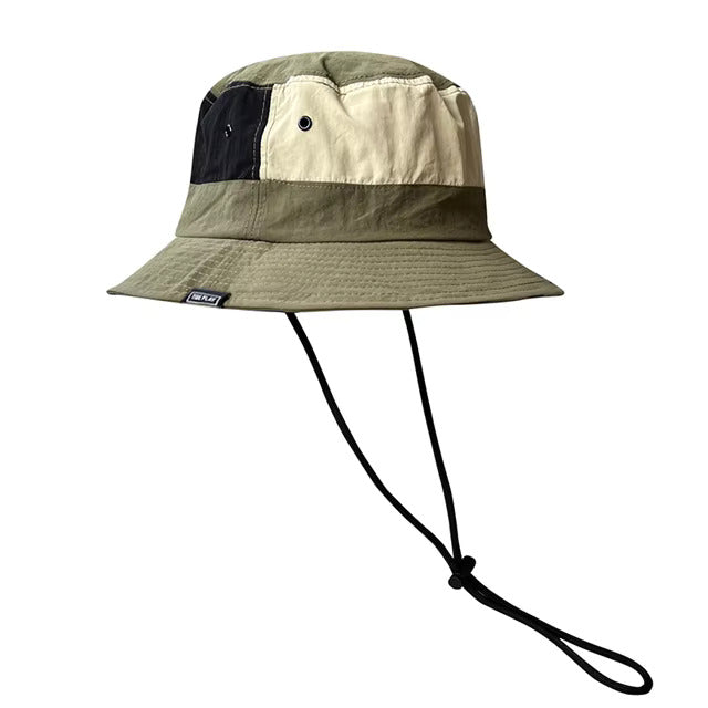 Outdoor Chin Strap Bucket Hat – Army Green