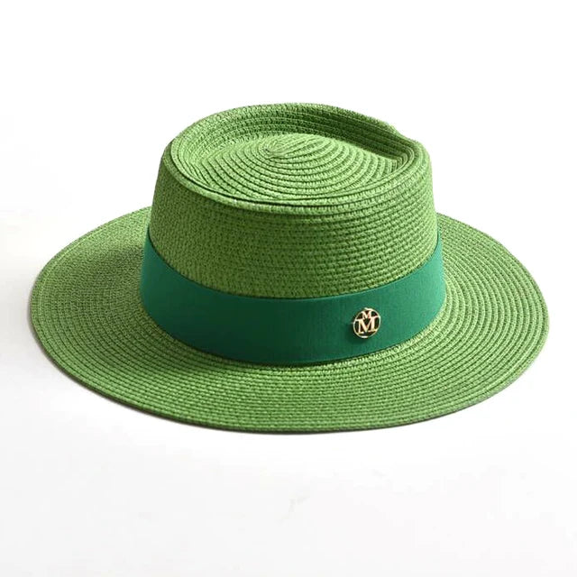 Sunny Escape Summer Straw Hat - Fushia