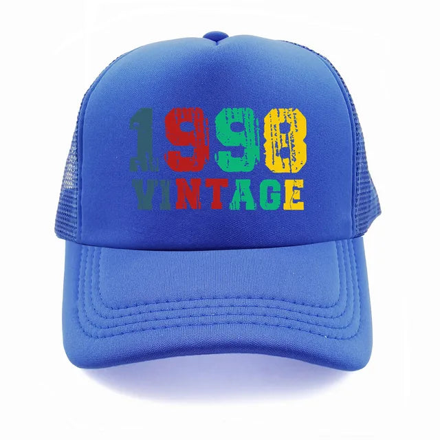 Vintage 1998 Trucker Hat - Fushia
