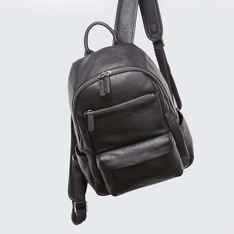 Elite Voyager Geniune Leather Backpack - Fushia