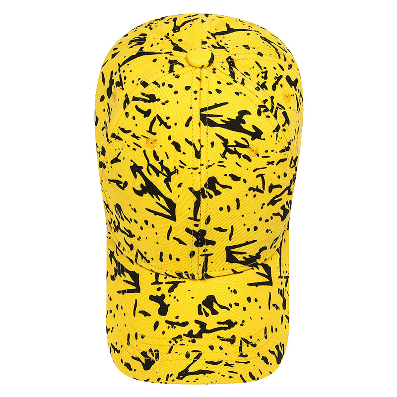Splash Pattern Baseball Cap – Top