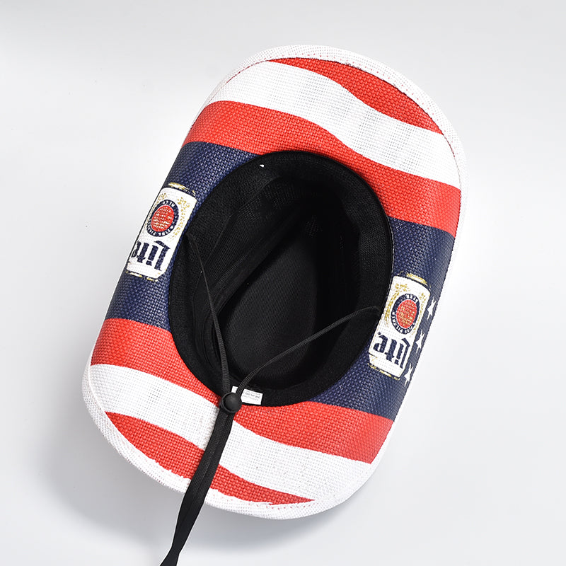 Stars & Stripes Cowboy Hat - Inside