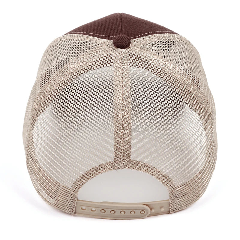 Stylish Mesh Trucker hat with Claw Design - Back