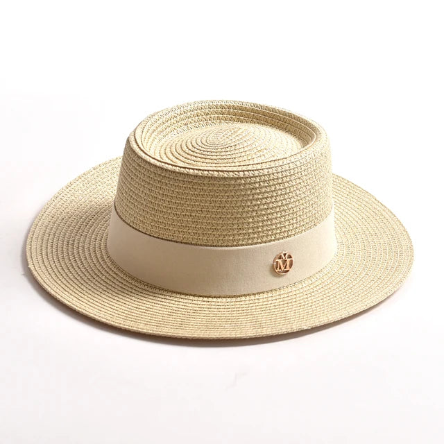 Sunny Escape Women’s Summer Straw Hat - Beige