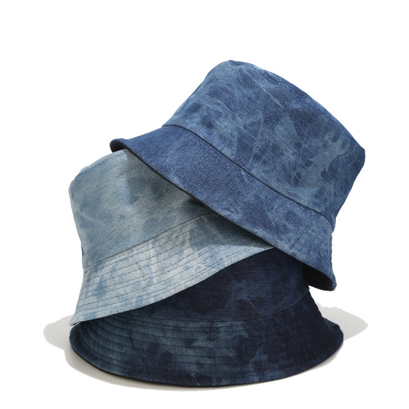 Three Tri-Tone Denim Bucket Hat Image Show