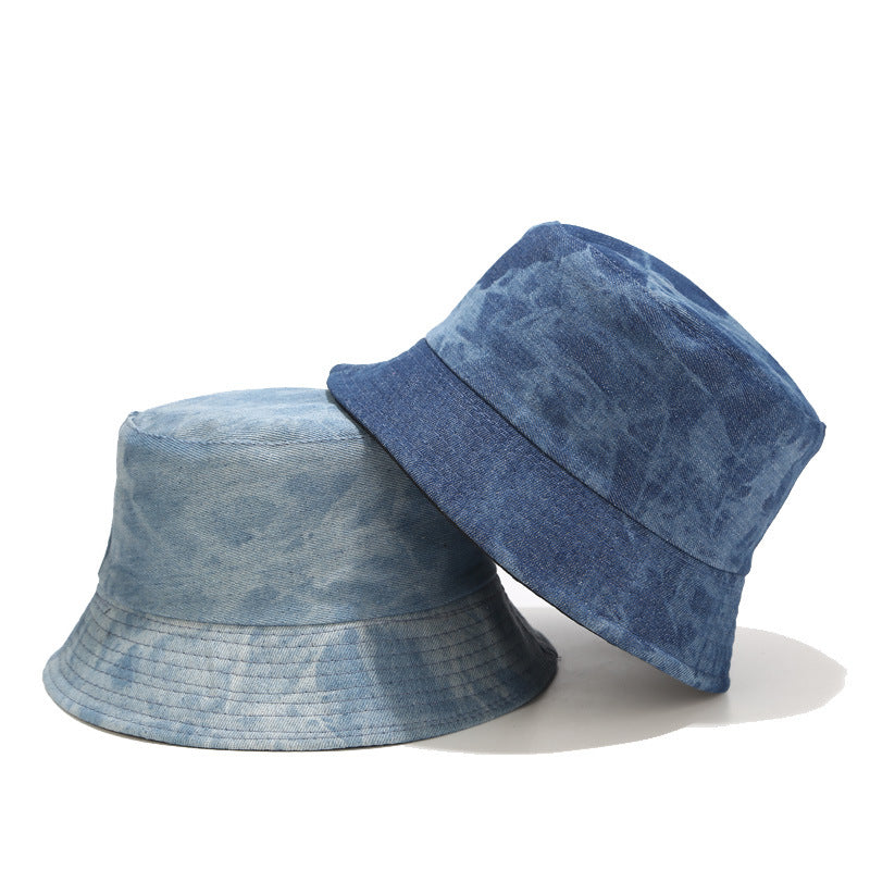 Tri-Tone Denim Bucket Hat front view