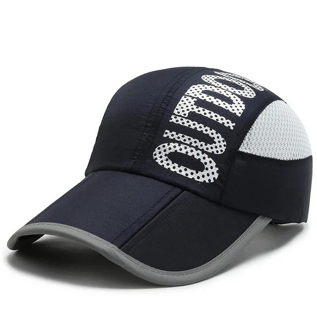 Ultra-Thin Lightweight Foldable Baseball Cap – Navy