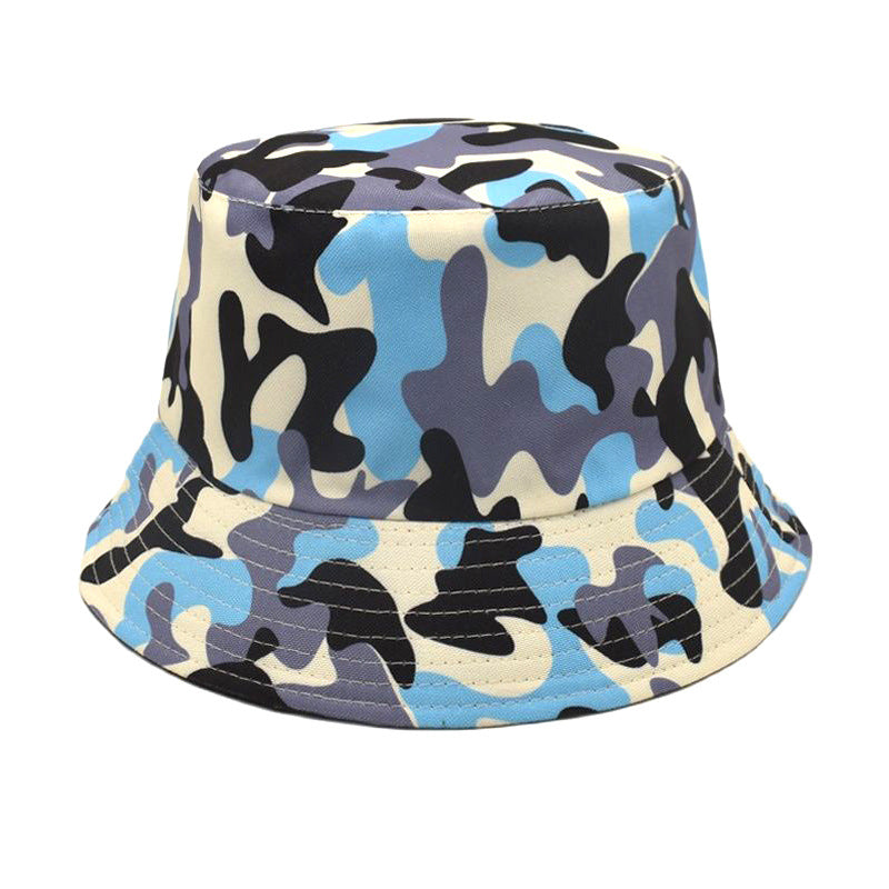Urban Camo Bucket Hat - Blue & Gray