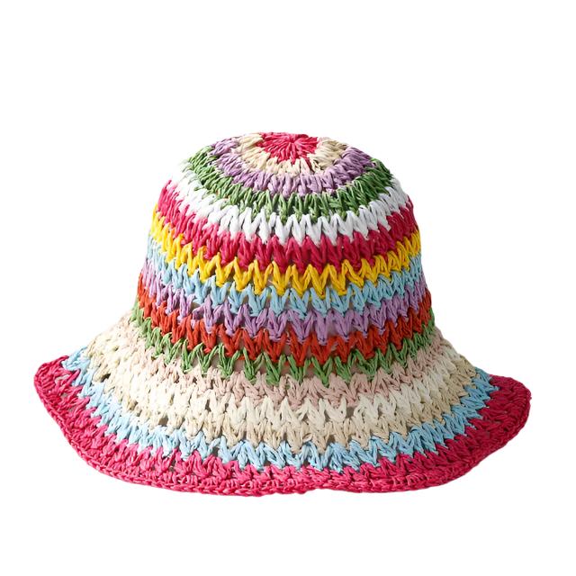 Vibrant Charm Crochet Bucket Hat for Women - Style 3