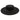 Wool Fedora Hat with Studded Band - Black