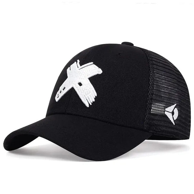 X-Factor Embroidered Trucker Hat - White