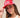 women wearing red trucker hat