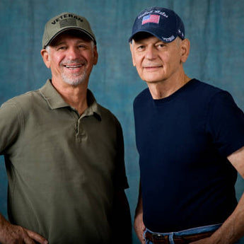 2 old men wearing baseball cap for men