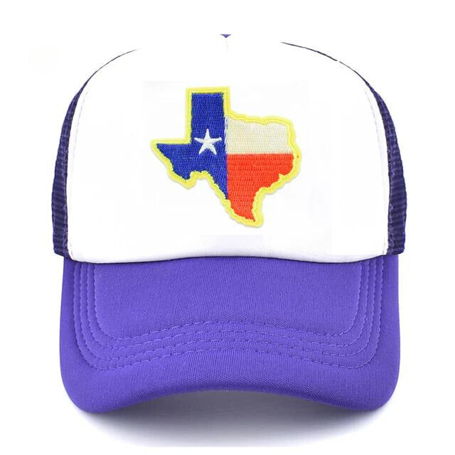 Classic Texas State Trucker Cap - Fushia