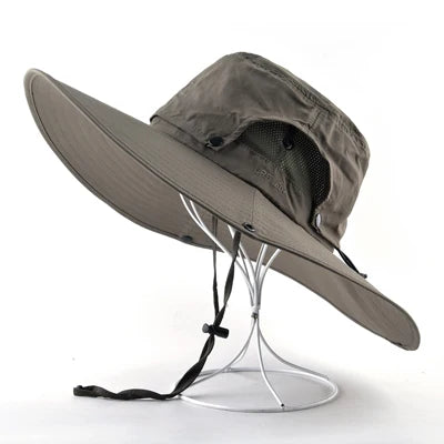 Adventure Breeze Wide-Brim Sun Hat - Brown