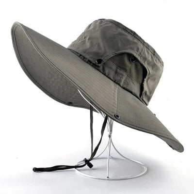Adventure Breeze Wide-Brim Sun Hat - Green